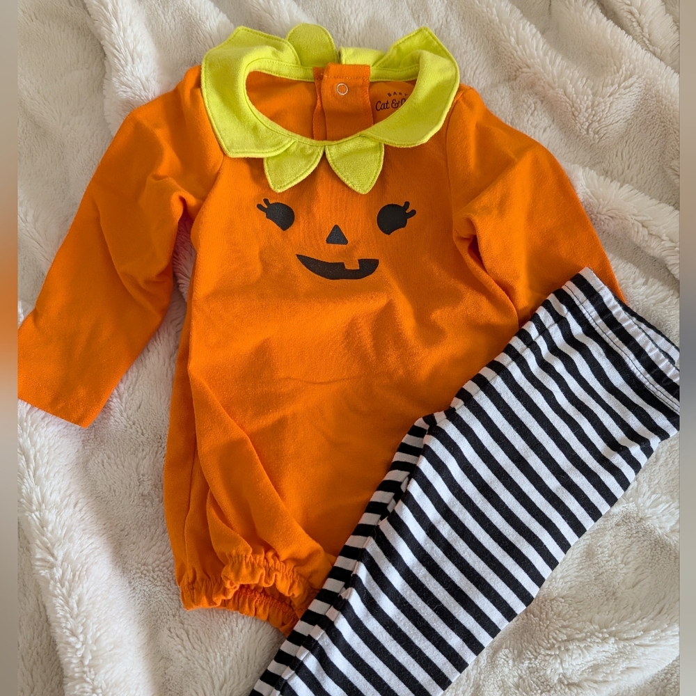 Pumpkin Onesie Outfit